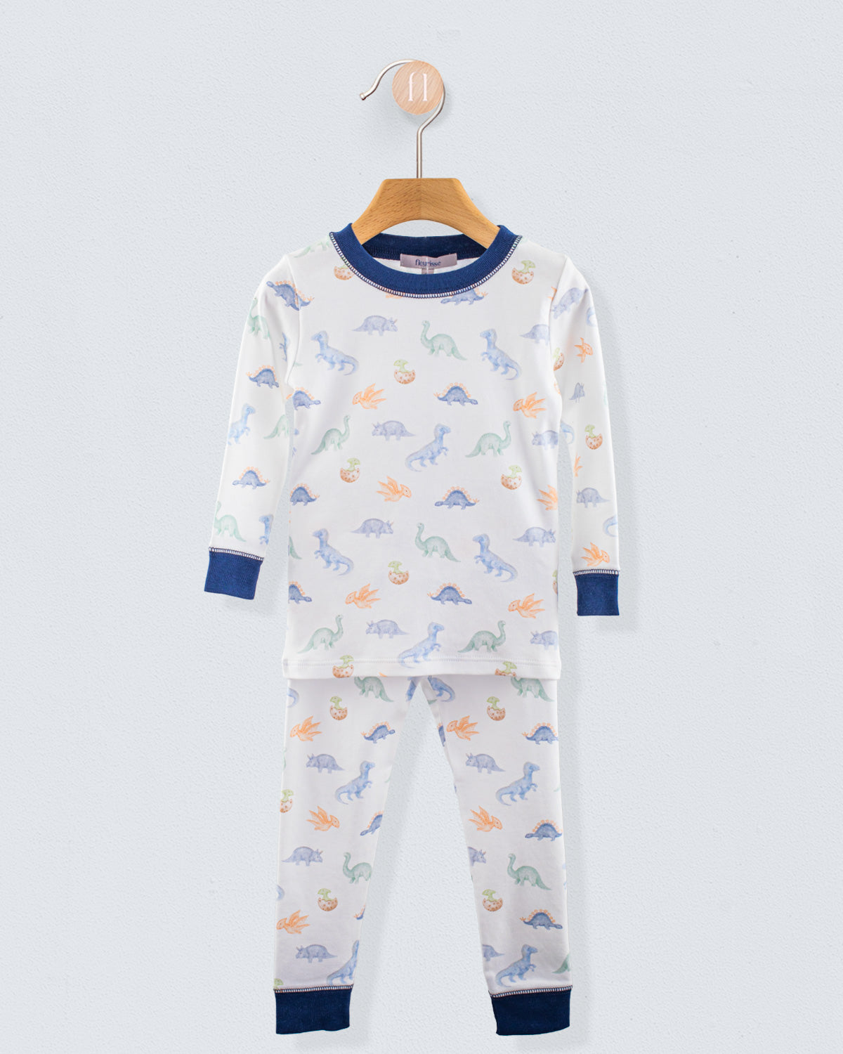 Pima Baby Dinosaurs 2-Piece Pajama